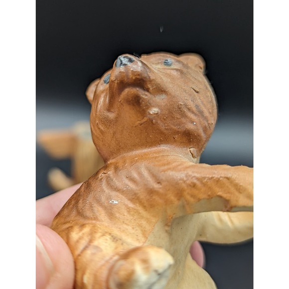 Vintage Niagara Falls Bears Salt & Pepper Shakers Set W/Stand 3 Pc Granny Core - Picture 10 of 16